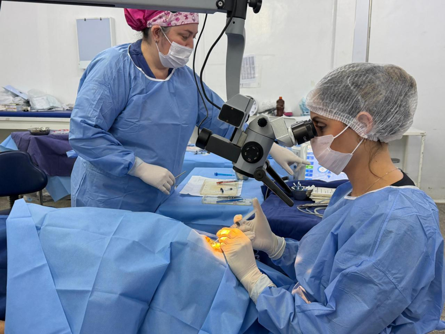 Mutirão de cirurgia de catarata atende 57 pacientes