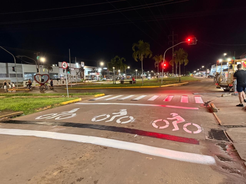 Prefeitura inicia implementação de ‘bolsões de motos’ em cruzamentos com semáforos